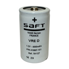 VRE D - 410907-101 Saft Battery 1.2V 4500mAh D Cell NiCd