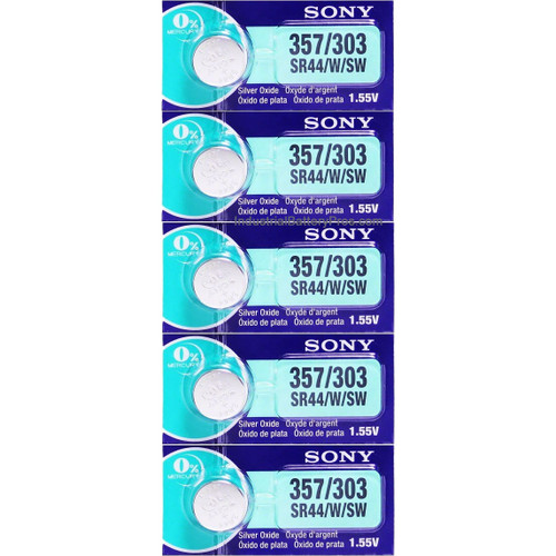 Sony SR44SW - 303 Button - Watch Battery (5 Pack)