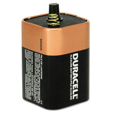 MN908 6V Duracell Coppertop Battery - 6 Volt Lantern Spring Terminals
