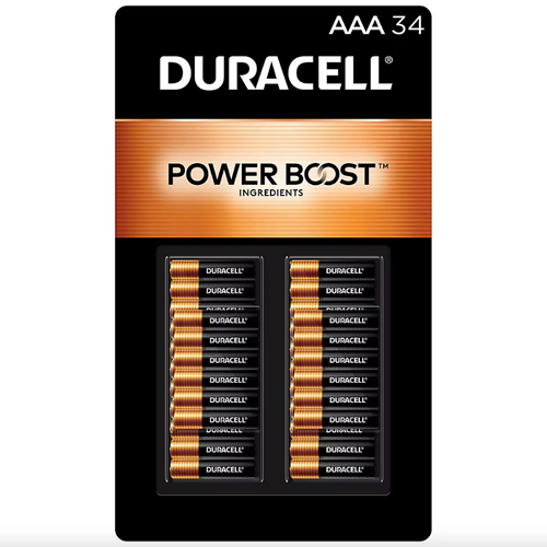 Duracell Coppertop AAA Alkaline Batteries MN2400 - MN2400B2 (34 Pack)