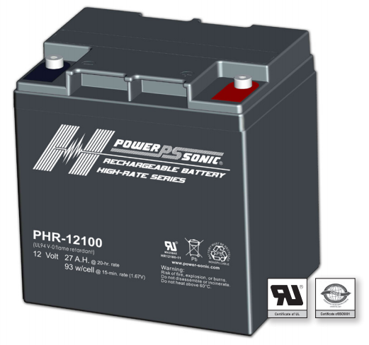 Reageer Psychologisch Ongeldig Power-Sonic PHR-12100 Sealed Rechargeable Battery - 12V 30Ah