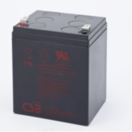 CSB HR1227W F2 Battery - 12 Volt 6.0 AH Sealed Lead Acid Rechargeable