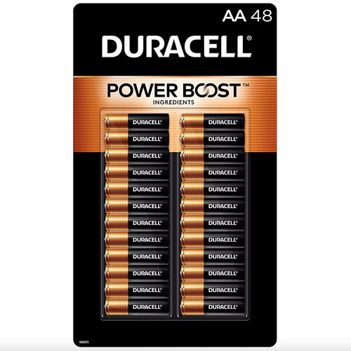 Duracell AA Alkaline Battery - Coppertop (48 Pack)
