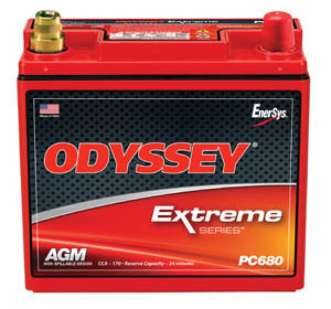 Odyssey PC680T Battery - 12V 17 Amp Hour with SAE Auto Terminals