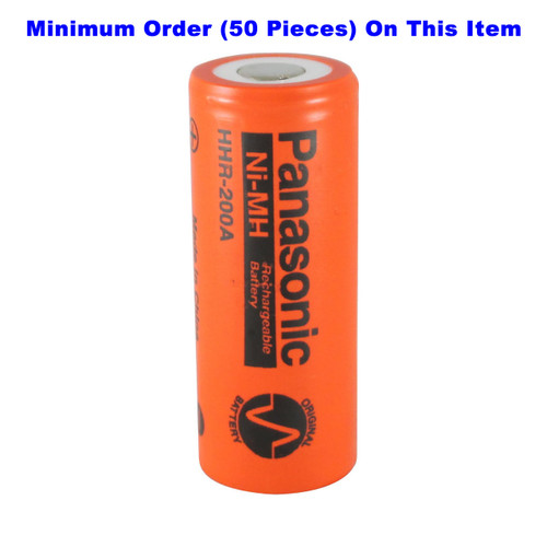 Panasonic HHR-200A 4/5A Ni-MH Battery - 1.2 Volt 2000mAh Flat Top