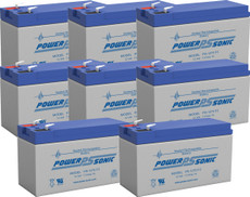 APC RBC12 Replacement Batteries (8 Pieces) 12v 7Ah F2 Batteries