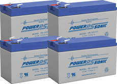 Liebert GXT2-50 Replacement Batteries ( 4 pieces ) 12v 7Ah Batteries