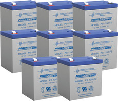 APC RBC43  Replacement Batteries ( 8 Pieces ) 12v 5ah F2 Batteries