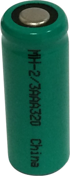 2/3 AAA Cell Ni-MH Battery  - 1.2 Volt 320mAh