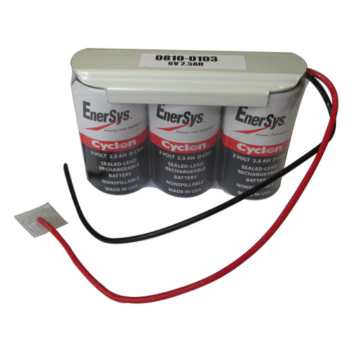 Enersys Cyclon 0810-0103 Battery - 6V 2.5Ah SLA