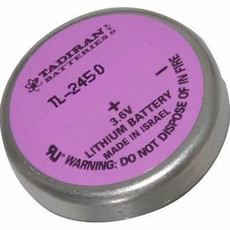 Tadiran TL-2450 - TL-2450/P Battery - 3.6V Lithium Bel Wafer