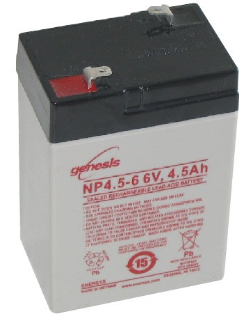 Genesis NP4.5-6 Battery 6V 4.5 Ah by Enersys
