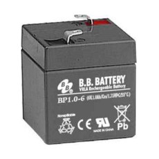 B.B. Battery BP1.0-6 - 6V 1Ah AGM - VRLA Rechargeable Battery