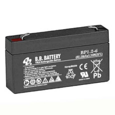 B.B. Battery BP1.2-6 - 6V 1.2Ah AGM - VRLA Rechargeable Battery