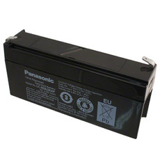 LC-R063R4P Panasonic Battery - 6V 3.4Ah AGM - Sealed Rechargeable