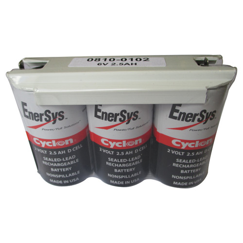 Enersys Cyclon 0810-0102 Battery - 6V 2.5Ah SLA