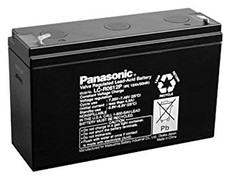LC-R0612P Panasonic Battery - 6V 12Ah Sealed Lead Rechargeable