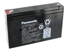 LC-R067R2P Panasonic Battery - 6V 7.2Ah Sealed Lead Rechargeable