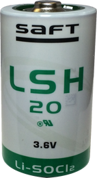 Optex SIP-404WFi Battery - LSH20 - 3.6V 13Ah D Cell Lithium