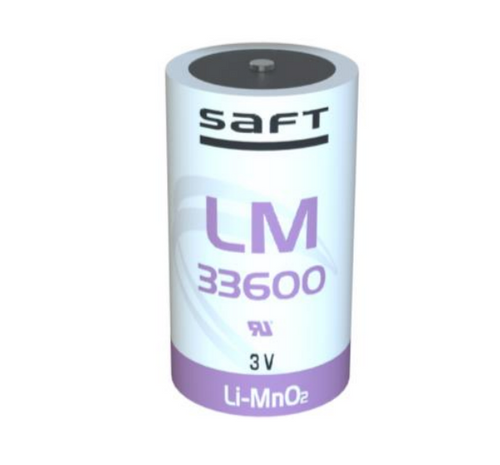 Saft LM33600 Battery - 3V Lithium (Solder Tabs)