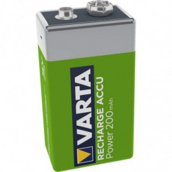Varta V7/8H 7HR9V E-Block 9V 56722101111 (8.4 Volt) Recharge Accu Power  200mAh