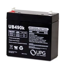 Universal Battery UB490 - UB490k Battery - 4 Volt 9 Amp Hour