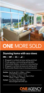Individual sold stickers have been designed to suit specific sign board sizes. 