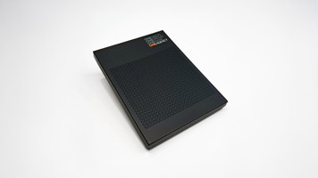 Stylish Black document box with spot UV finish on the lid
