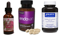 Premier ENDO Health Kit (Endovan, Progestelle, I-3-C 400 mg, 60 caps) 1 bottle of Progestelle and 1 bottle of Endovan and 1 bottle of Indole-3-Carbinol - Nattokinase dissolves blood clots and adhesions.