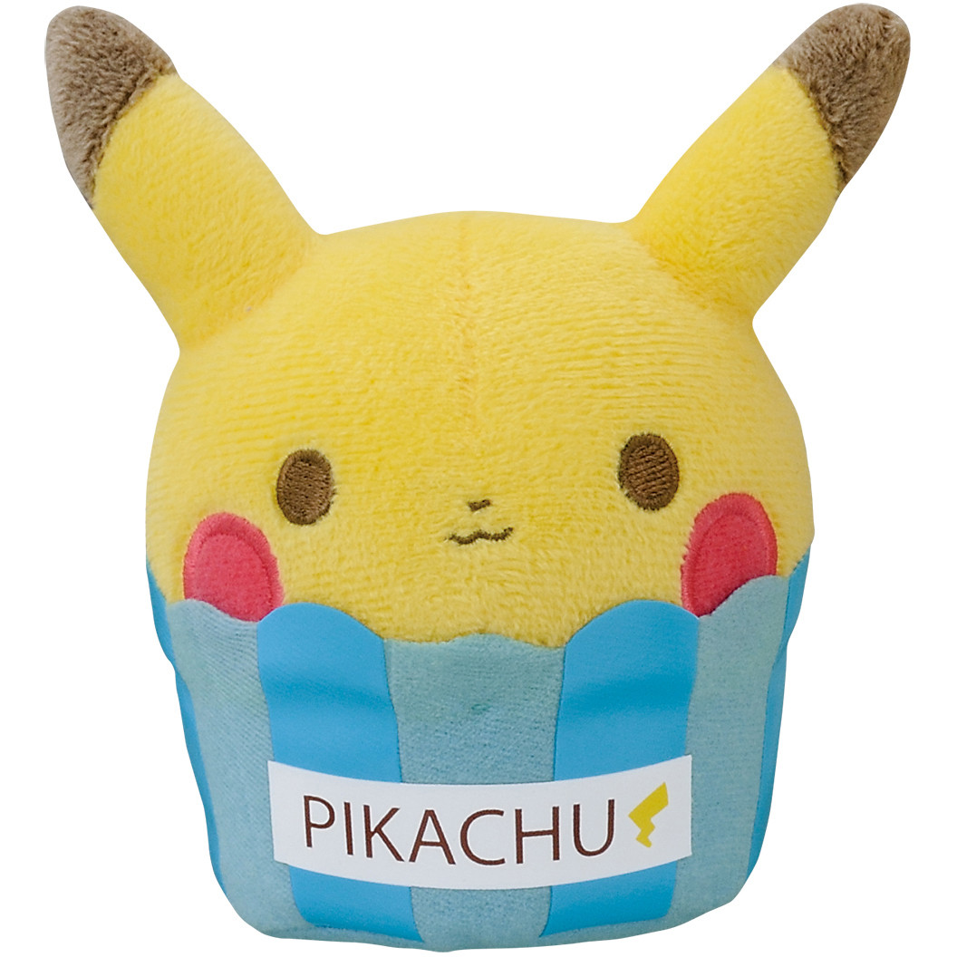 Pikachu [Cup Cake]: ~4" Pokemon x Banpresto 'Pokemon Tea Party' Mini-Plush  (37070A) - ToysDiva