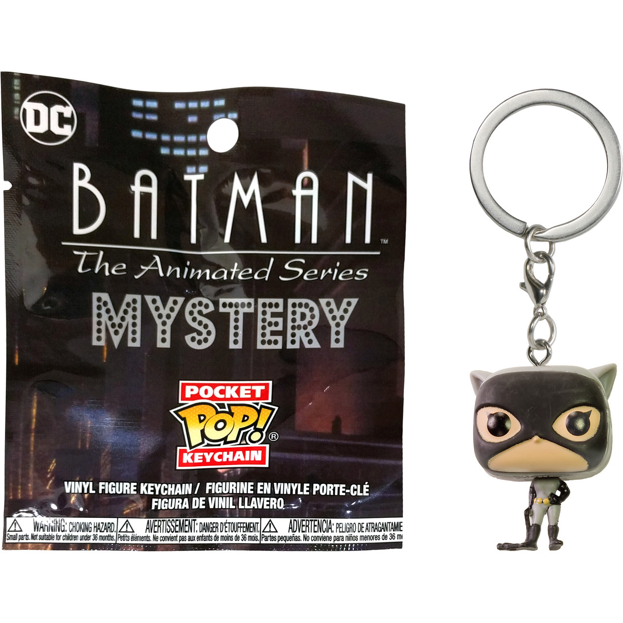 Batman The animated series DC Comics Pop Pocket Mystery Keychain Vinyl Figure 