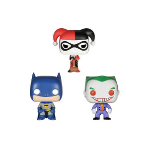 Batman, Harley, The Joker Tin Boxset: Pocket POP! x DC Universe - Batman Mini-Figure