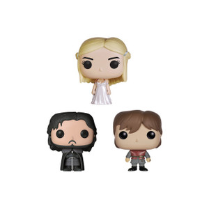 Jon Snow, Daenerys Targaryen, Tyrion Lannister Tin Boxset: Pocket POP! x Game of Thrones Mini-Figure