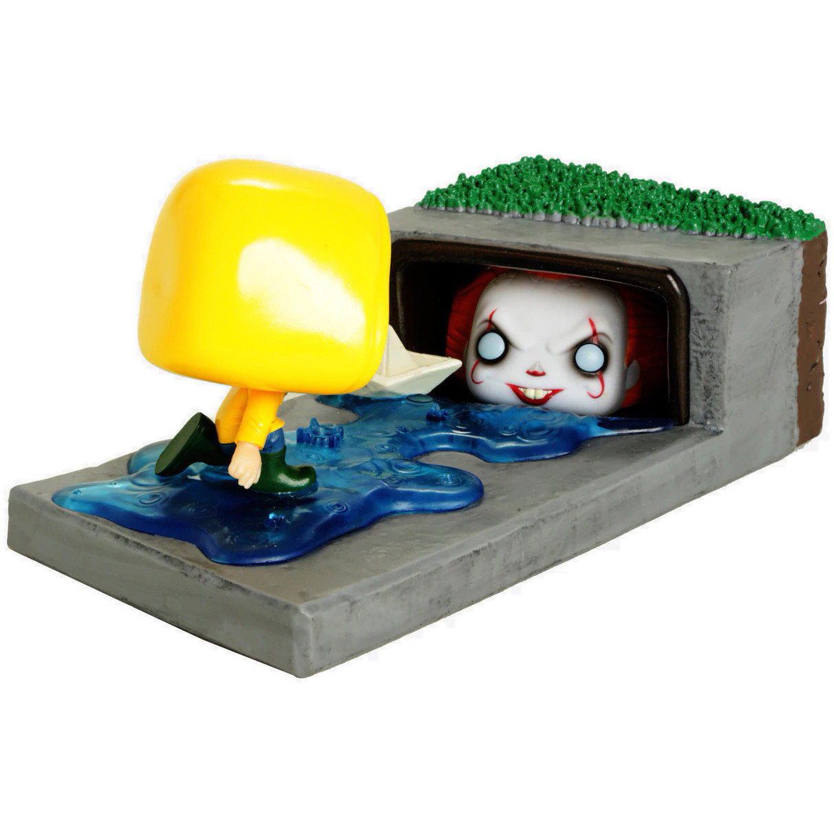 Pennywise in Gutter (Hot Topic Exclusive): Funko POP! Movie Moments x It  Vinyl Figure [#584 / 30213] - ToysDiva