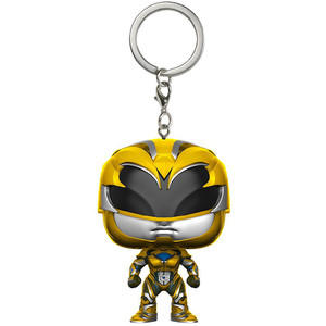 Yellow Ranger: Funko Pocket POP! x Power Rangers Mini-Figural Keychain