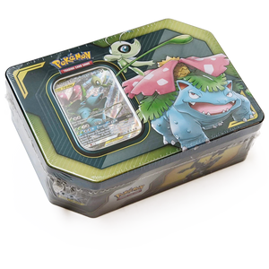 Celebi & Venusaur:  Pokemon GX Tag Team Trading Card Tin Box  [80529]