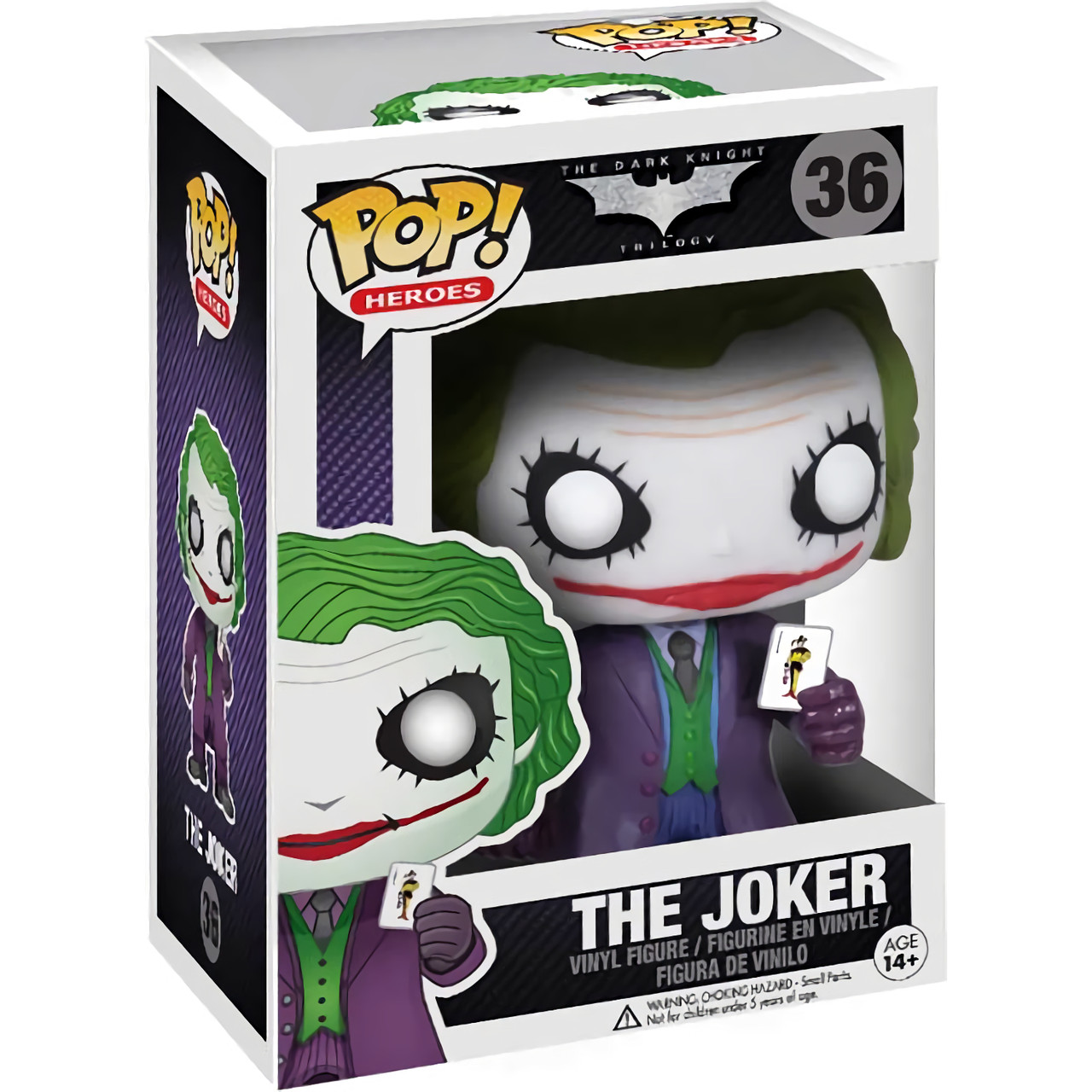 The Joker: Funko POP! Heroes x The Dark Knight Trilogy Vinyl