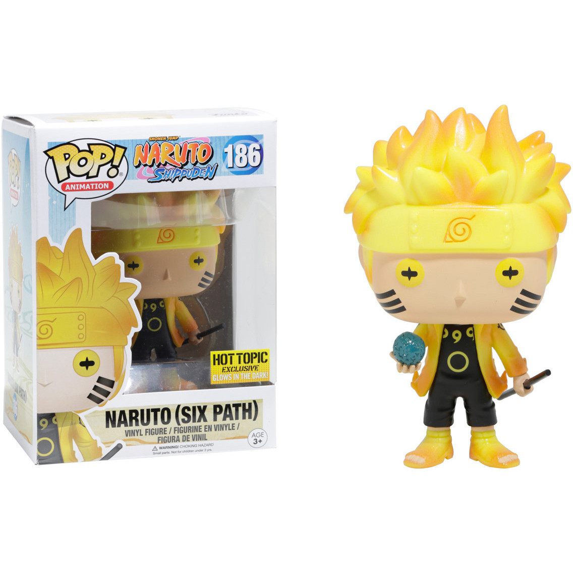 Naruto [Six Path Glow-in-Dark] (Hot Topic Exclusive): Funko POP! Animation  x Naruto Shippuden Vinyl Figure - ToysDiva