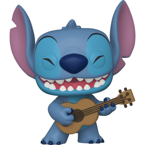Stitch with Ukelele: Funko POP! Disney x Lilo & Stitch Vinyl Figure [#1044 / 55615]