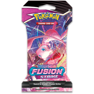 Sword & Strike Fusion Strike (Mew VMax Cover Art): Pokemon Trading Card Game Booster Pack (80917 / D)