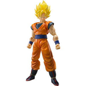 Super Saiyan Full Power Son Goku: ~5.5" Tamashii Nations  Dragon Ball Z S.H. Figuarts Action Figure [61385]
