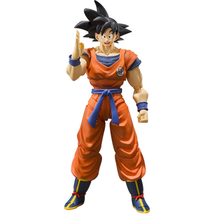 Son Goku [A Saiyan Raised On Earth]: ~5.5" Tamashii Nations  Dragon Ball Z S.H. Figuarts Action Figure [10017]