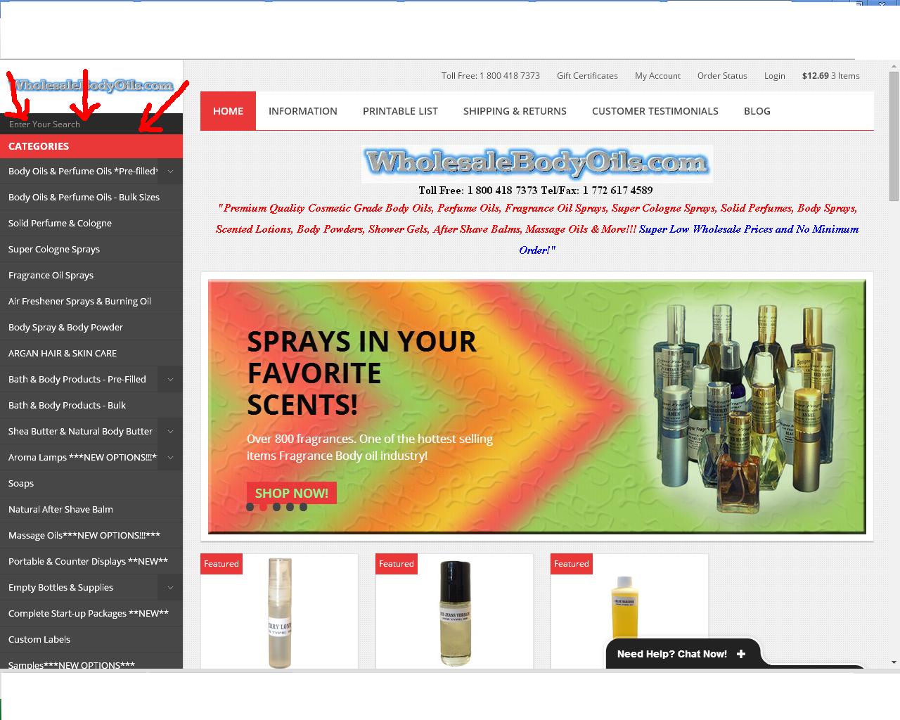 perfume body oils wholesale