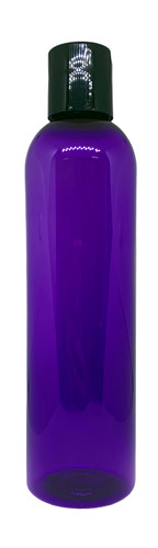 8oz Purple PET Bottle with Disc Top