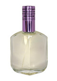 2oz Ridged Square Bottle w/ Purple Sprayer
