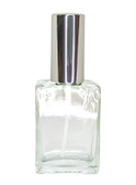 1oz Spray Bottle (Flat Square) w/ Silver Sprayer & Cap - As Low As $1.18