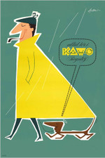 Kawo rain clothes A3 Poster