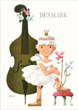 The Ballerina Denmark A3 Poster