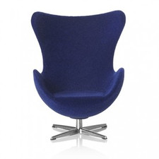 AJ Egg chair, Dark blue 1:16 minimii