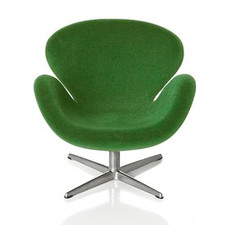 AJ Swan chair, green 1:16 minimii
